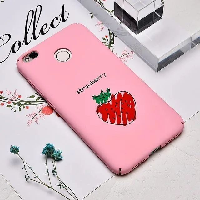 TOMKAS Niedliche Hülle Für Xiaomi Redmi 4X Hüllen Candy Hard PC Matte Coque 5.0 Zoll Xaomi Telefonhülle Für Xiaomi Xiomi Redmi 4X