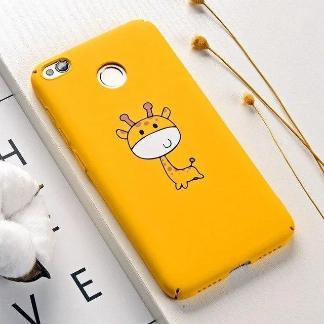 TOMKAS Niedliche Hülle Für Xiaomi Redmi 4X Hüllen Candy Hard PC Matte Coque 5.0 Zoll Xaomi Telefonhülle Für Xiaomi Xiomi Redmi 4X