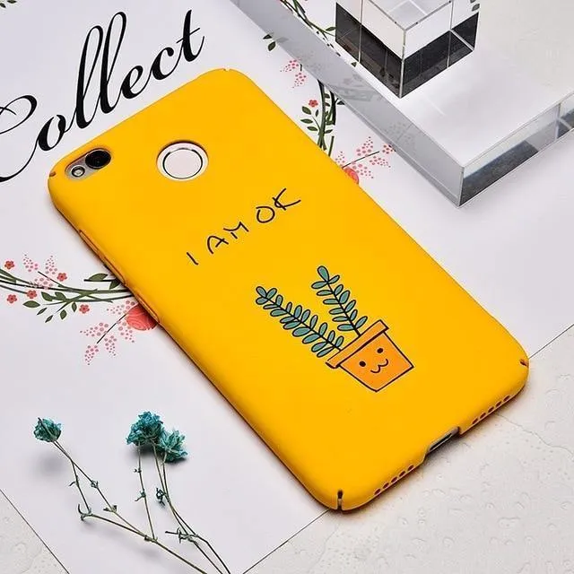 TOMKAS Niedliche Hülle Für Xiaomi Redmi 4X Hüllen Candy Hard PC Matte Coque 5.0 Zoll Xaomi Telefonhülle Für Xiaomi Xiomi Redmi 4X