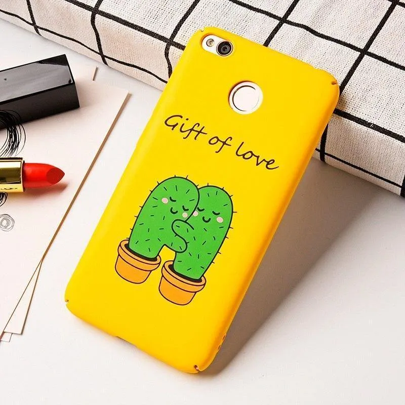 TOMKAS Niedliche Hülle Für Xiaomi Redmi 4X Hüllen Candy Hard PC Matte Coque 5.0 Zoll Xaomi Telefonhülle Für Xiaomi Xiomi Redmi 4X