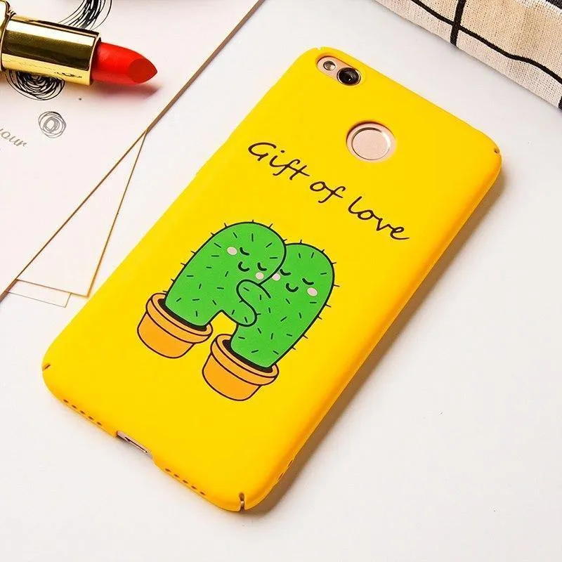 TOMKAS Niedliche Hülle Für Xiaomi Redmi 4X Hüllen Candy Hard PC Matte Coque 5.0 Zoll Xaomi Telefonhülle Für Xiaomi Xiomi Redmi 4X