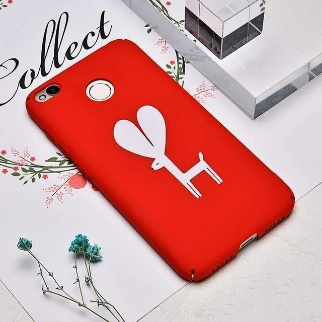 TOMKAS Niedliche Hülle Für Xiaomi Redmi 4X Hüllen Candy Hard PC Matte Coque 5.0 Zoll Xaomi Telefonhülle Für Xiaomi Xiomi Redmi 4X