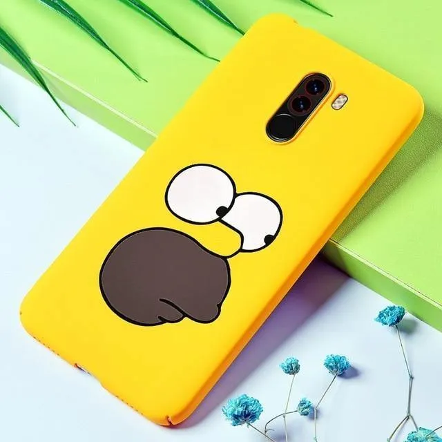 TOMKAS Lustige Banana Bad Boy Pocophone F1 Hülle, Harte Rückseite Pocophone Hülle, Süße Tier-Telefonhüllen für Xiaomi Pocophone F1