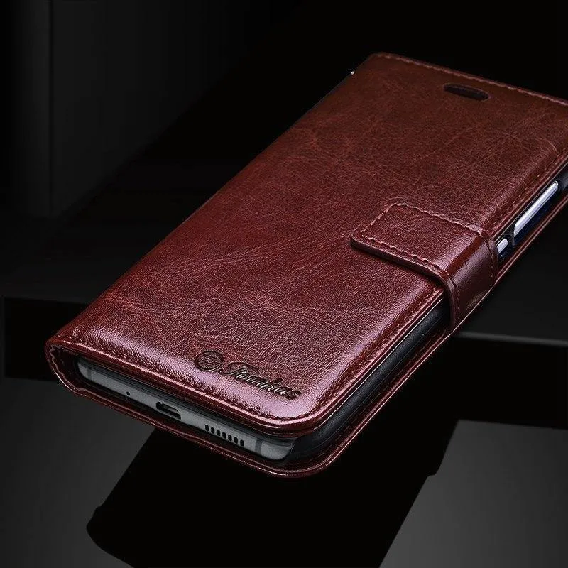 TOMKAS Brieftaschenetui für Huawei P10 Lite, Flip-Lederhülle, Luxus-Business, mit Ständer, Handyhülle für Huawei P10 Lite, Hülle