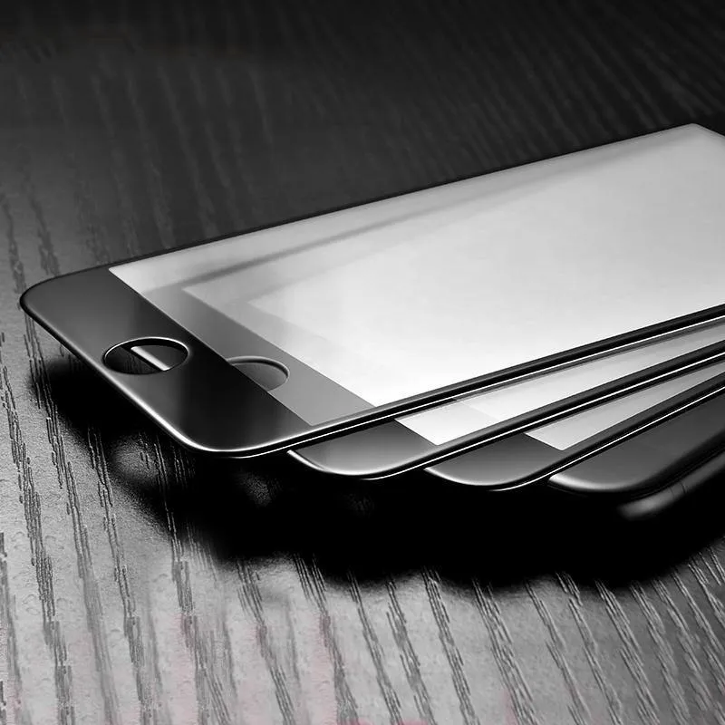 3D Round Curved Edge gehärtetes Glas für iPhone 6 6s Plus Full Cover Premium Displayschutzfolie Schutzhülle