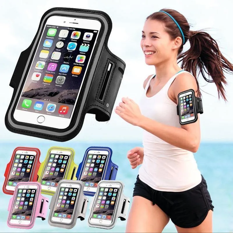 TOMKAS Sporthülle für iPhone 7 6 6s 4.7 Zoll Telefon Wasserdichte Sportarmband-Armband-Gürtelabdeckung Lauf-GYM-Telefontasche