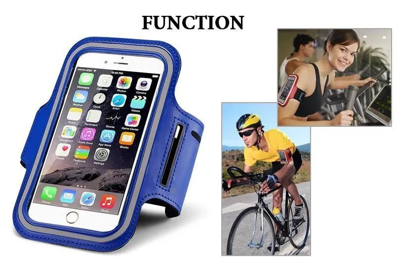 TOMKAS Sporthülle für iPhone 7 6 6s 4.7 Zoll Telefon Wasserdichte Sportarmband-Armband-Gürtelabdeckung Lauf-GYM-Telefontasche