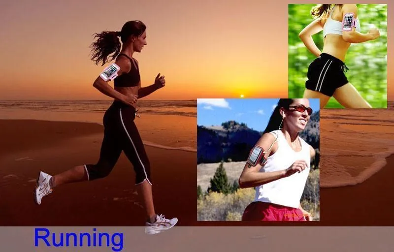 TOMKAS Sporthülle für iPhone 7 6 6s 4.7 Zoll Telefon Wasserdichte Sportarmband-Armband-Gürtelabdeckung Lauf-GYM-Telefontasche