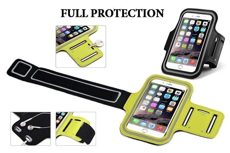 TOMKAS Sporthülle für iPhone 7 6 6s 4.7 Zoll Telefon Wasserdichte Sportarmband-Armband-Gürtelabdeckung Lauf-GYM-Telefontasche