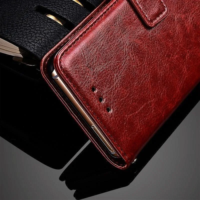 TOMKAS Business Wallet Case für Samsung Galaxy A8 2018 Hüllen Cover Flip 6.0 Zoll Handyhülle für Samsung Galaxy A8 Plus 2018