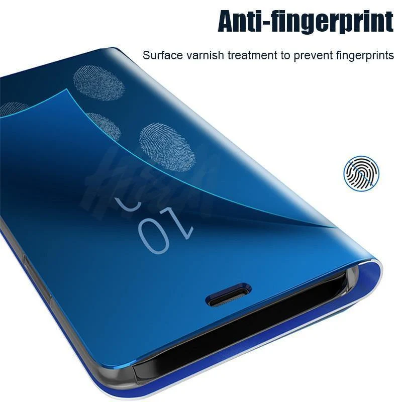 H&A Smart Mirror Flip Stand Handyhülle für Xiaomi Mi 6X 6 8 SE A1 Note 3 Hülle für Redmi 4A Note 4 4X 6 5A 5 Plus Standhülle