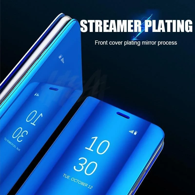 H&A Smart Mirror Flip Stand Handyhülle für Xiaomi Mi 6X 6 8 SE A1 Note 3 Hülle für Redmi 4A Note 4 4X 6 5A 5 Plus Standhülle