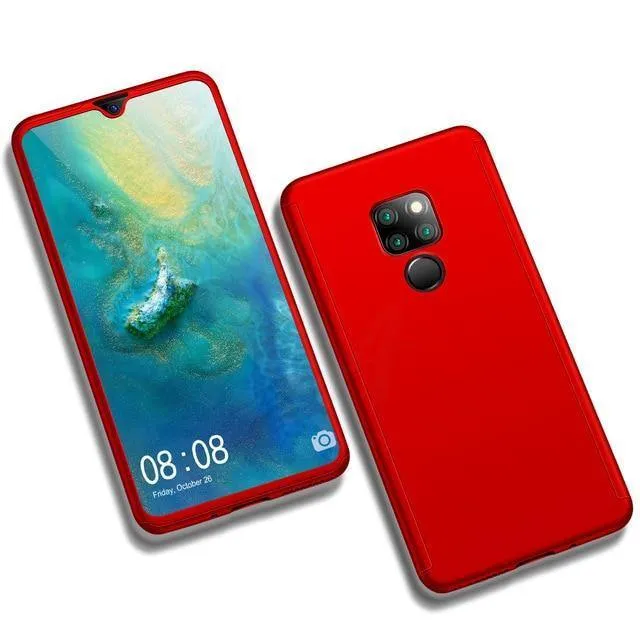 H&A 360-Grad-Vollschutz-Telefonhülle für Huawei Mate 20 10 Pro Lite 20X PC Stoßfeste Hülle Mate 10 Lite Mate 20 Lite Hülle