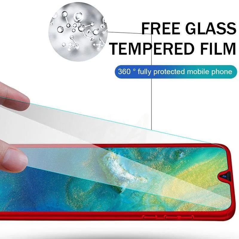 H&A 360-Grad-Vollschutz-Telefonhülle für Huawei Mate 20 10 Pro Lite 20X PC Stoßfeste Hülle Mate 10 Lite Mate 20 Lite Hülle