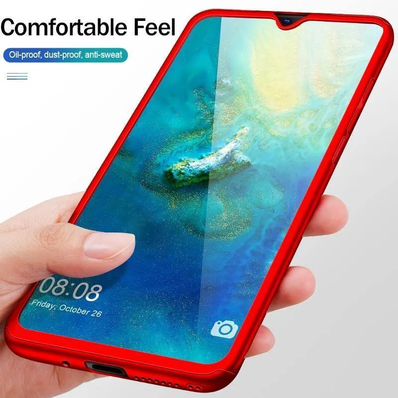 H&A 360-Grad-Vollschutz-Telefonhülle für Huawei Mate 20 10 Pro Lite 20X PC Stoßfeste Hülle Mate 10 Lite Mate 20 Lite Hülle