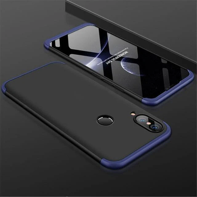 H&A Luxus 360° Volle Abdeckung Matte Handyhülle für Huawei P20 Pro P20 Lite Harte PC Anti-Klopf-Abdeckung für Huawei P20 Hülle