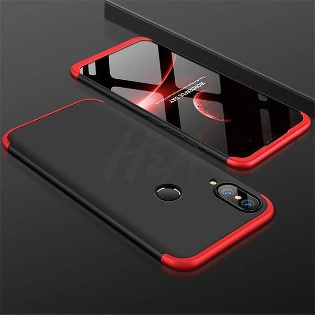 H&A Luxus 360° Volle Abdeckung Matte Handyhülle für Huawei P20 Pro P20 Lite Harte PC Anti-Klopf-Abdeckung für Huawei P20 Hülle