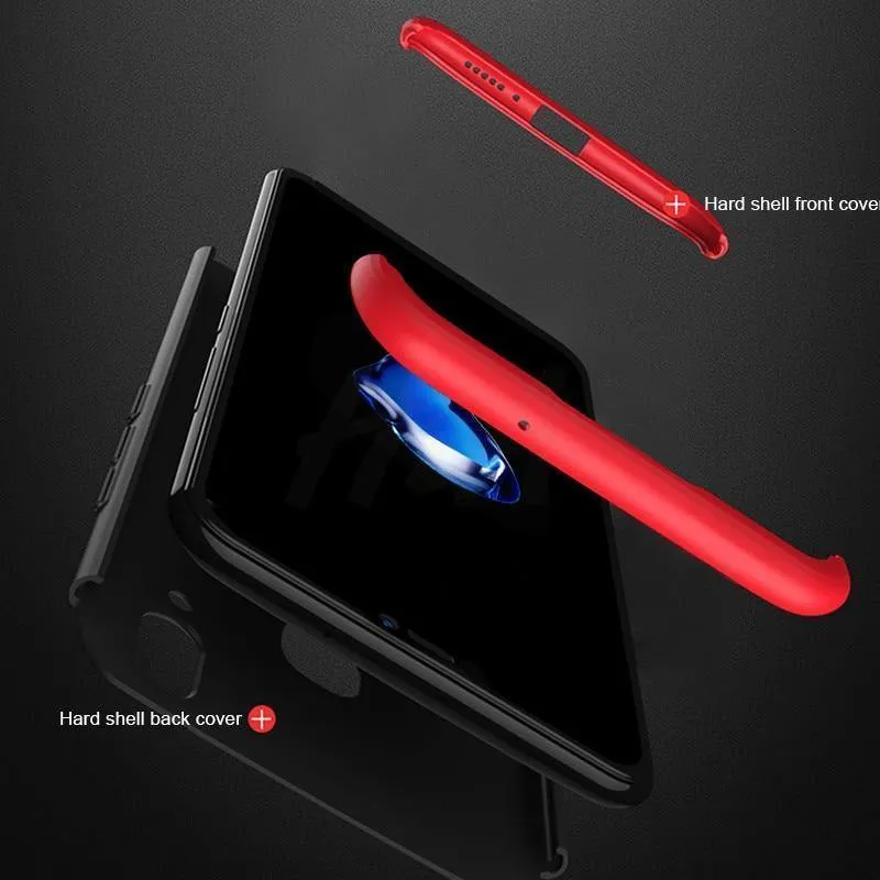 H&A Luxus 360° Volle Abdeckung Matte Handyhülle für Huawei P20 Pro P20 Lite Harte PC Anti-Klopf-Abdeckung für Huawei P20 Hülle