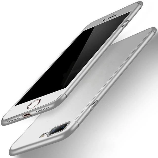 H & A Luxus 360 Volle Abdeckung Telefon Fall auf die Für iPhone 7 8 6 6s Plus X XR XS Max 10 gehärtetem glas Schutzhülle xs max Fall