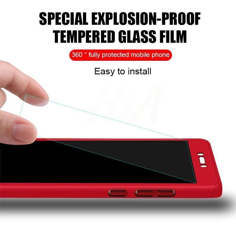 H&A Volle Abdeckung Telefon Fall Für Xiaomi Redmi Hinweis 4 4X Stoßfest Schutzhülle Für Redmi Hinweis 4X Globale Version Mit glas