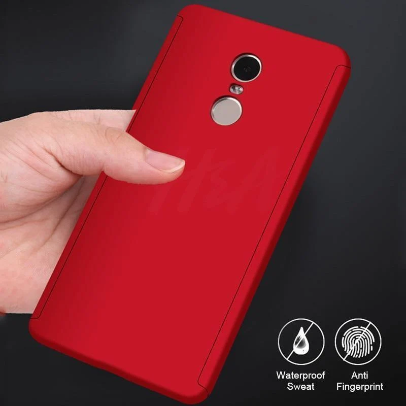 H&A Volle Abdeckung Telefon Fall Für Xiaomi Redmi Hinweis 4 4X Stoßfest Schutzhülle Für Redmi Hinweis 4X Globale Version Mit glas