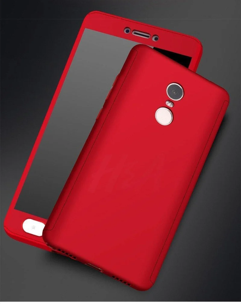 H&A Volle Abdeckung Telefon Fall Für Xiaomi Redmi Hinweis 4 4X Stoßfest Schutzhülle Für Redmi Hinweis 4X Globale Version Mit glas