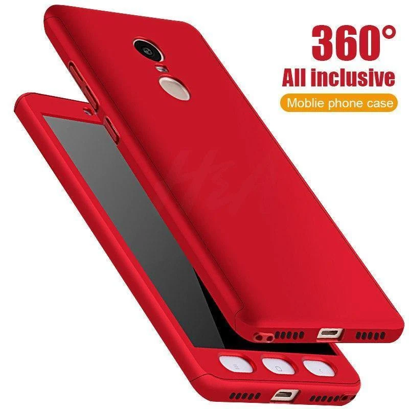 H&A Volle Abdeckung Telefon Fall Für Xiaomi Redmi Hinweis 4 4X Stoßfest Schutzhülle Für Redmi Hinweis 4X Globale Version Mit glas