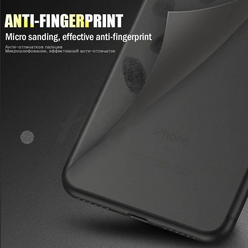 H&A Ultradünne, matte Telefonhülle für iPhone 7 8 6 6s Plus, transparente Hart-PC-Abdeckung für iPhone 8 7 Plus, Schutzhülle