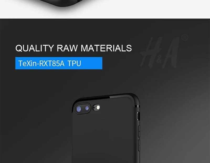 H&A Luxus-Rückseite, matte, weiche Silikonhülle für iPhone 6 Hüllen 6s Plus 5 5s SE 7 7 Hülle, vollständige Abdeckung für iPhone 7 7 Plus Handyhüllen