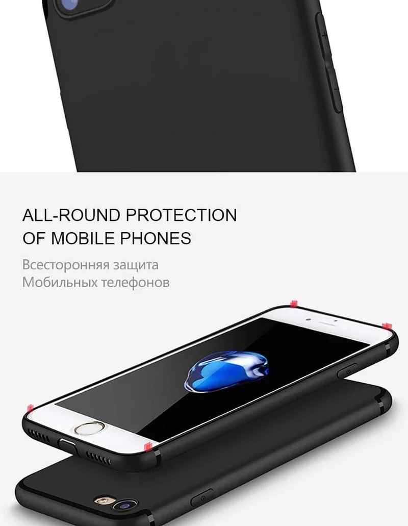 H&A Luxus-Rückseite, matte, weiche Silikonhülle für iPhone 6 Hüllen 6s Plus 5 5s SE 7 7 Hülle, vollständige Abdeckung für iPhone 7 7 Plus Handyhüllen