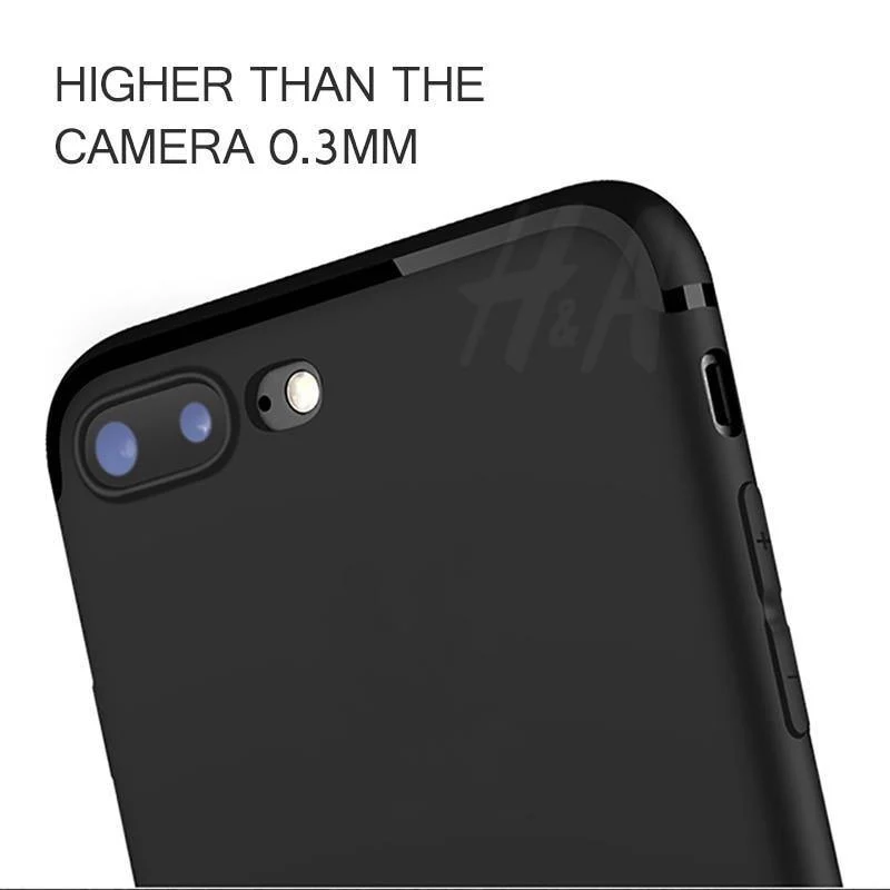 H&A Luxus-Rückseite, matte, weiche Silikonhülle für iPhone 6 Hüllen 6s Plus 5 5s SE 7 7 Hülle, vollständige Abdeckung für iPhone 7 7 Plus Handyhüllen