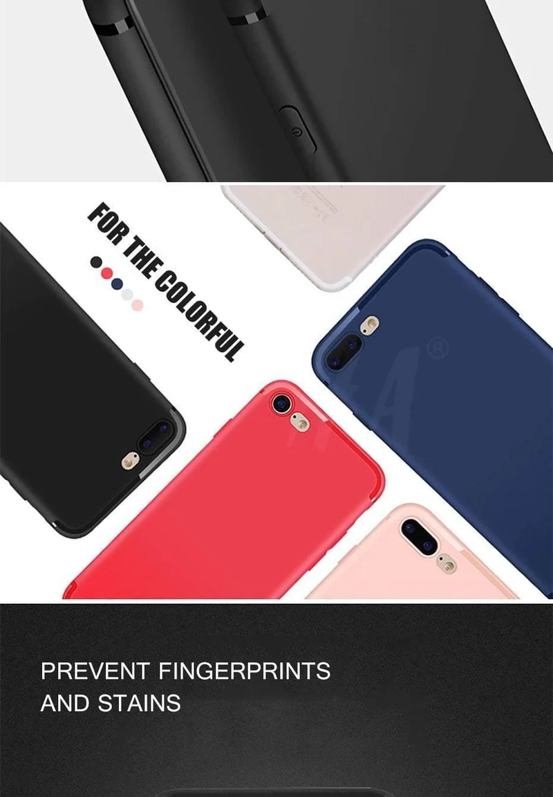 H&A Luxus-Rückseite, matte, weiche Silikonhülle für iPhone 6 Hüllen 6s Plus 5 5s SE 7 7 Hülle, vollständige Abdeckung für iPhone 7 7 Plus Handyhüllen