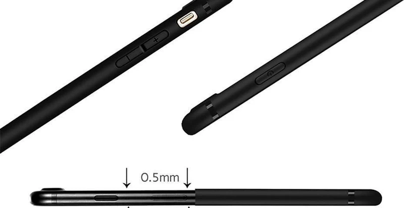 H&A Luxus-Rückseite, matte, weiche Silikonhülle für iPhone 6 Hüllen 6s Plus 5 5s SE 7 7 Hülle, vollständige Abdeckung für iPhone 7 7 Plus Handyhüllen