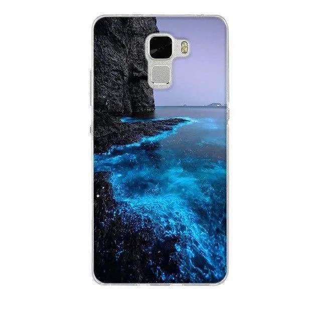 Huawei Honor 7 Case Cover Printed Soft Back Cover For Huawei Honor 7 Case Silicone Capa Coque for huawei Honor 7 Cover Capa