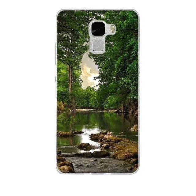 Huawei Honor 7 Case Cover Printed Soft Back Cover For Huawei Honor 7 Case Silicone Capa Coque for huawei Honor 7 Cover Capa