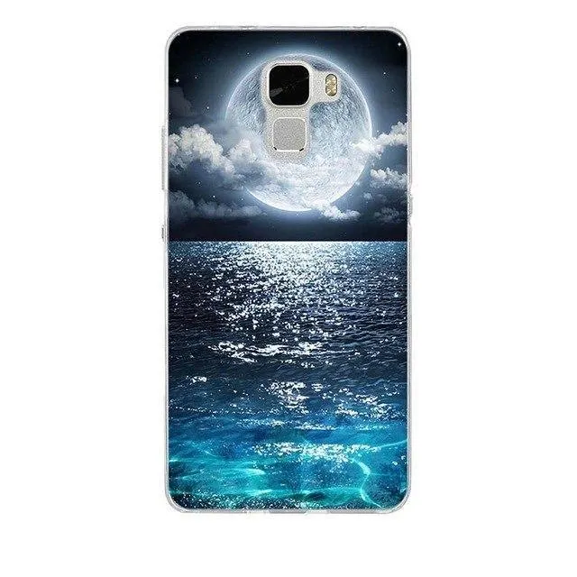 Huawei Honor 7 Case Cover Printed Soft Back Cover For Huawei Honor 7 Case Silicone Capa Coque for huawei Honor 7 Cover Capa