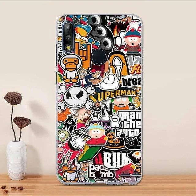 Funda For Asus Zenfone Max Pro M2 Case Cover Silicon 3D Soft Tpu Phone Case For Asus Zenfone Max Pro M2 ZB631KL X01BD Back Cover