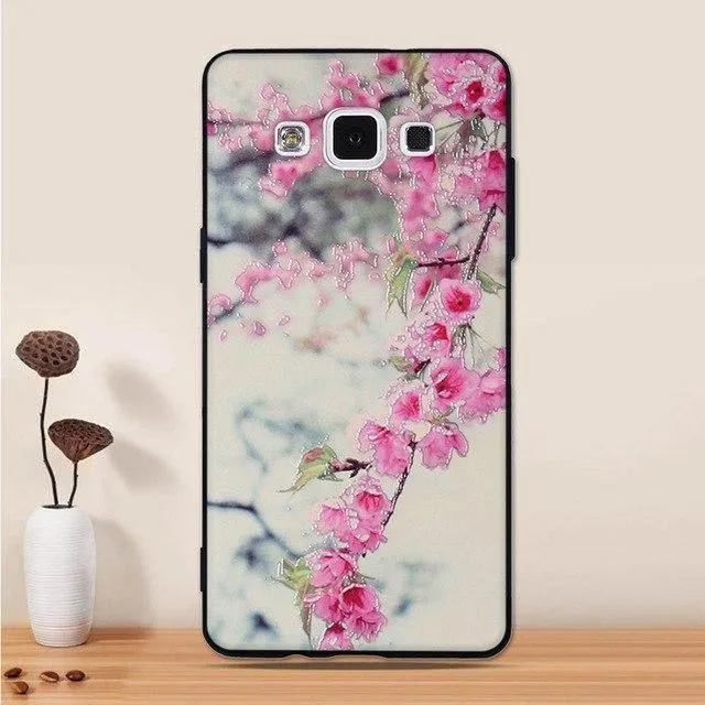 For Samsung Galaxy A5 2015 Case Silicone Black 3D Cartoon Back Cover For Samsung Galaxy A5 2015 A500 Phone Case Funda Coque Capa