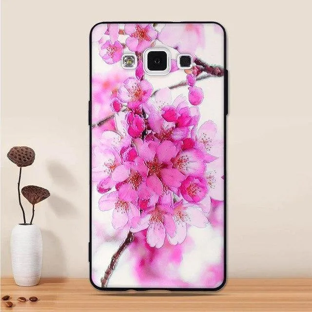 For Samsung Galaxy A5 2015 Case Silicone Black 3D Cartoon Back Cover For Samsung Galaxy A5 2015 A500 Phone Case Funda Coque Capa