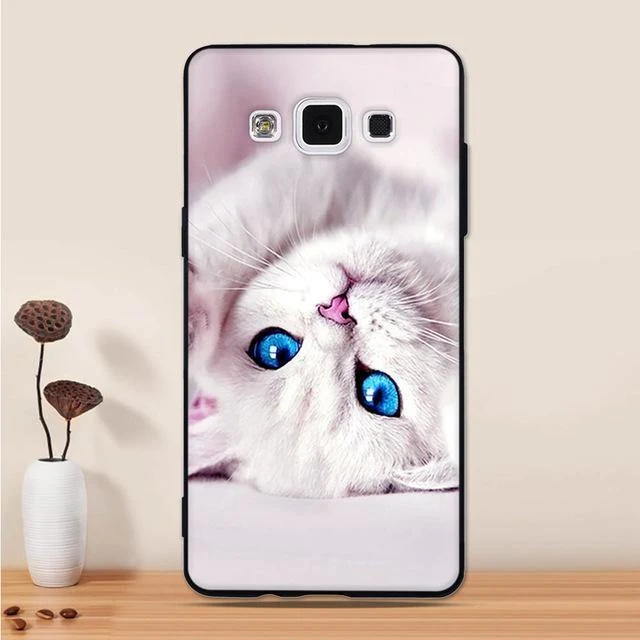 For Samsung Galaxy A5 2015 Case Silicone Black 3D Cartoon Back Cover For Samsung Galaxy A5 2015 A500 Phone Case Funda Coque Capa