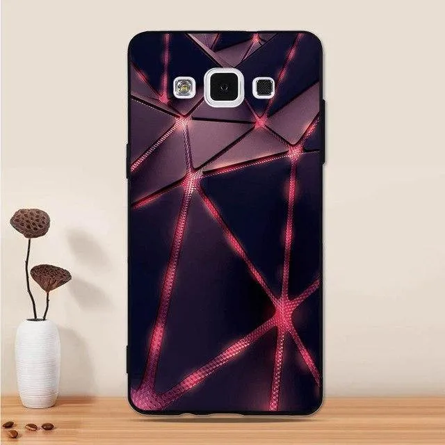 For Samsung Galaxy A5 2015 Case Silicone Black 3D Cartoon Back Cover For Samsung Galaxy A5 2015 A500 Phone Case Funda Coque Capa