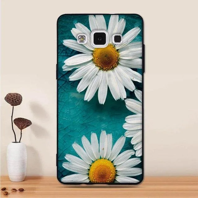 For Samsung Galaxy A5 2015 Case Silicone Black 3D Cartoon Back Cover For Samsung Galaxy A5 2015 A500 Phone Case Funda Coque Capa