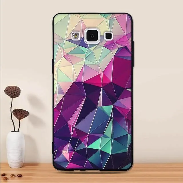 For Samsung Galaxy A5 2015 Case Silicone Black 3D Cartoon Back Cover For Samsung Galaxy A5 2015 A500 Phone Case Funda Coque Capa
