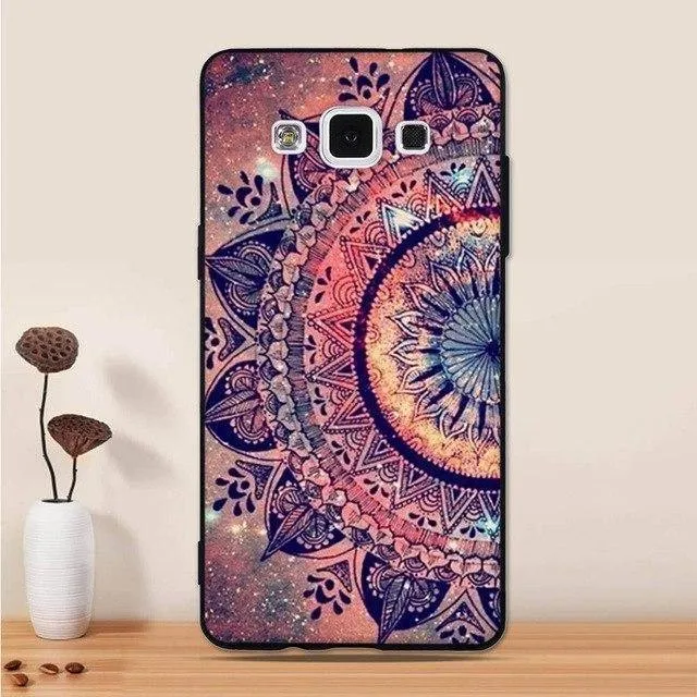 For Samsung Galaxy A5 2015 Case Silicone Black 3D Cartoon Back Cover For Samsung Galaxy A5 2015 A500 Phone Case Funda Coque Capa