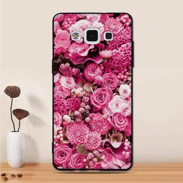 For Samsung Galaxy A5 2015 Case Silicone Black 3D Cartoon Back Cover For Samsung Galaxy A5 2015 A500 Phone Case Funda Coque Capa