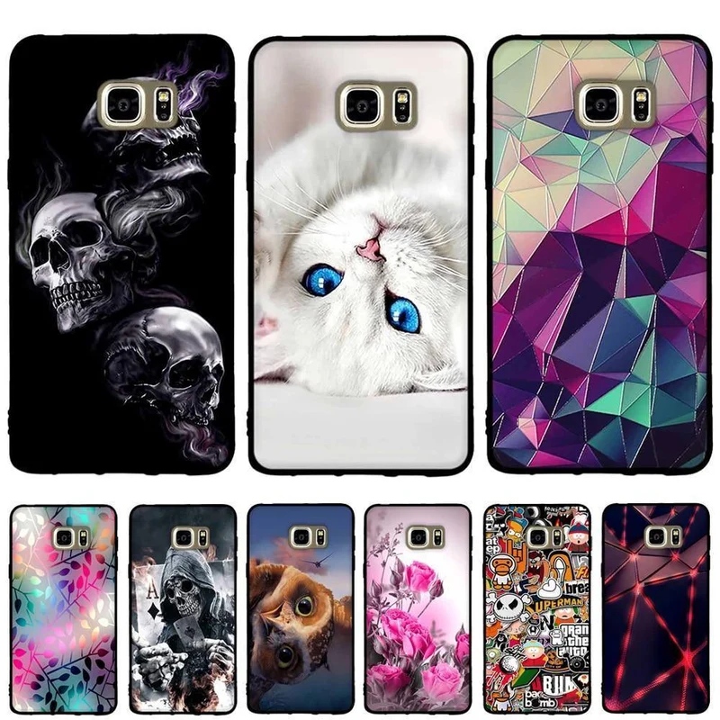 Case For Samsung Galaxy Note 5 Case Silicone Back Cover For Samsung Galaxy Note5 N920A N920G N920G/DS N920T N920I Cover 3D Coque