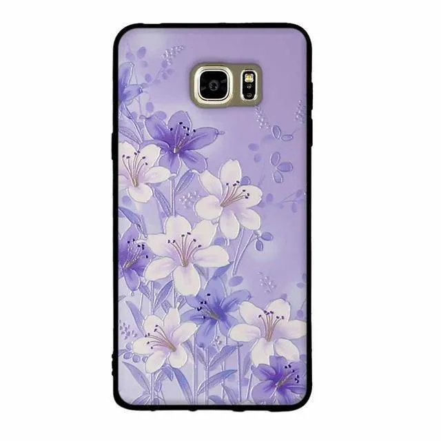 Case For Samsung Galaxy Note 5 Case Silicone Back Cover For Samsung Galaxy Note5 N920A N920G N920G/DS N920T N920I Cover 3D Coque