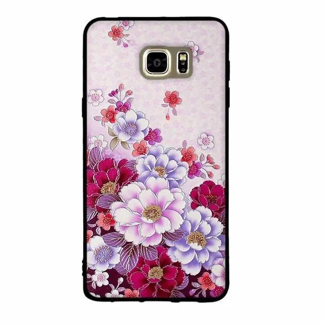 Case For Samsung Galaxy Note 5 Case Silicone Back Cover For Samsung Galaxy Note5 N920A N920G N920G/DS N920T N920I Cover 3D Coque