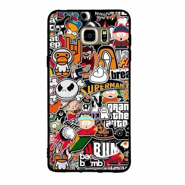Case For Samsung Galaxy Note 5 Case Silicone Back Cover For Samsung Galaxy Note5 N920A N920G N920G/DS N920T N920I Cover 3D Coque