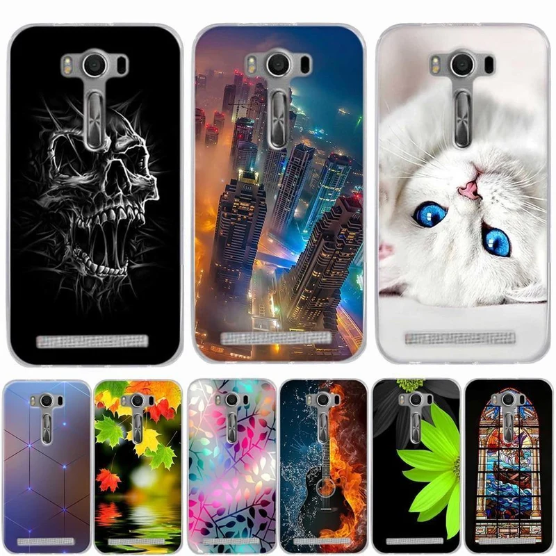 Case For Asus ZenFone 2 Laser ZE500KL ZE500KG Case Soft Silicon Cover For Asus ZenFone 2 Laser 5.0" ASUS Z00ED Z00RD Cover Funda